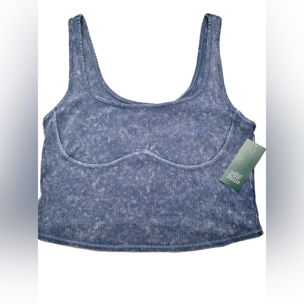 New Women’s Size XXL Compression Tank Color Indigo By Wild Fable